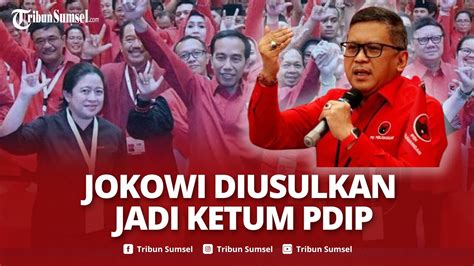 Hasto Tanggapi Usulan Jokowi Gantikan Megawati Jadi Ketua Umum Pdip