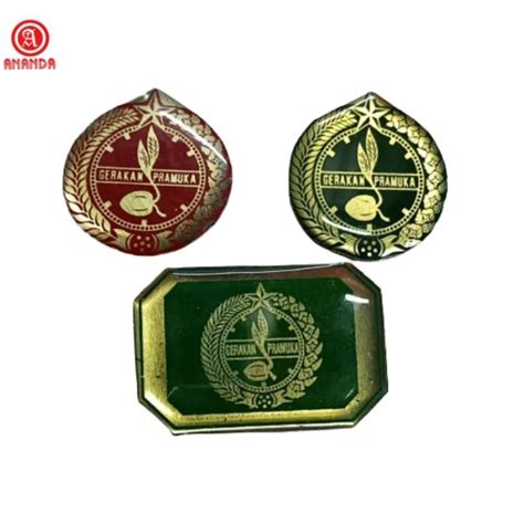 Lambang Tunas Pramuka Merah & hijau Cowok-Cewek | Lazada Indonesia