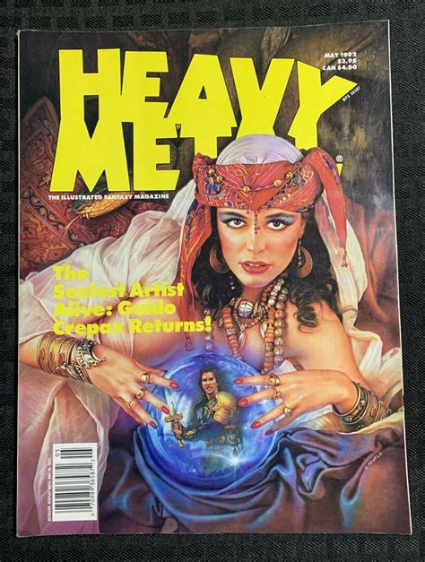 May Heavy Metal Magazine Vg Guido Crepax Fisherman