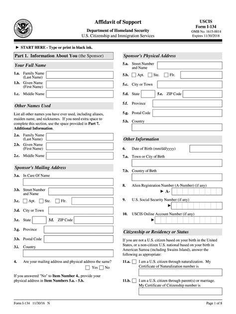 I 134 Sample Filled Form 2023 Fill Out Sign Online DocHub