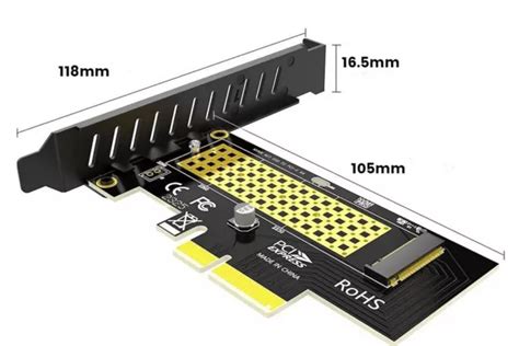 CARTE ADAPTATEUR SSD M 2 NVME PCIE 3 0 4 0 64Gbps EUR 8 40 PicClick FR