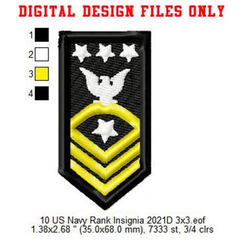 US Navy Rank Insignia Master Chief Petty Officer of the Navy - Etsy ...