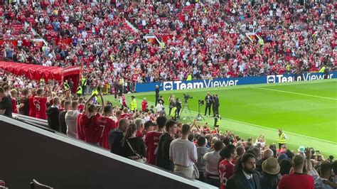 UtdPlug On Twitter Ten Hag First Time In Front Of The MUFC Crowd