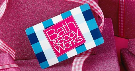 Free 5 Bath And Body Works T Card W 30 Et Card Purchase