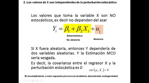 Video 15 Fundamentos de la regresión MCO YouTube