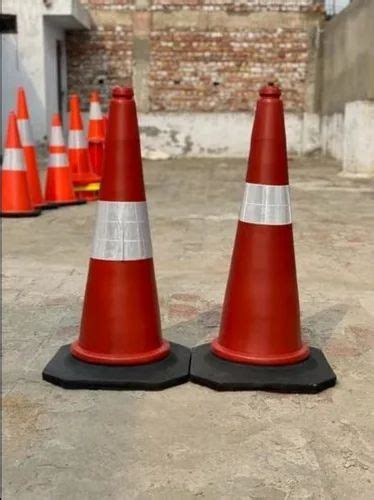 Red Pvc Kg Traffic Cone For Road Safety At Rs In Salem Id