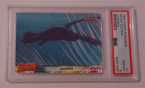 Psa Nm Mt Mew Legends Topps Pok Mon The First Movie Mewtwo Strikes