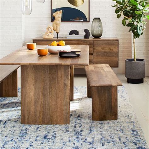 Anton Solid Wood Dining Table West Elm Uk