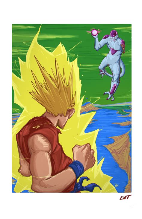 Goku Vs Frieza By Davietran On Deviantart