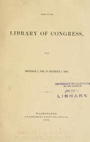 Catalogue Of Books Added To The Library Of Congress From December