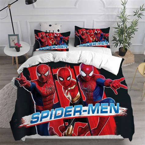 Parure De Lit Super H Ros Spider Man No Way Home Marvel Housse De C