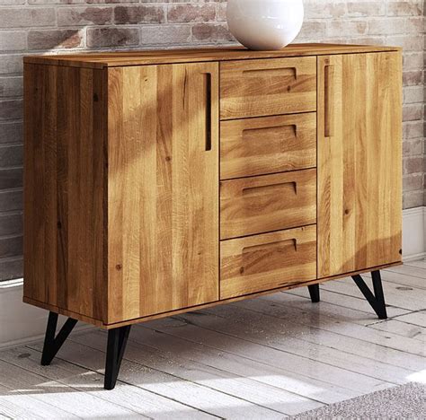 Dressoir Ladekast Masterton 09 Geolied Massief Wild Eiken