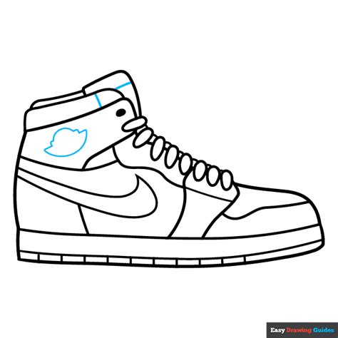 How to Draw a Jordan Shoe - Really Easy Drawing Tutorial