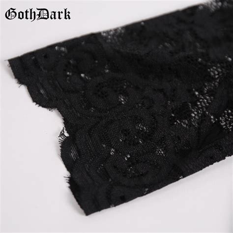 Free Shipping Goth Dark Aesthetic Mesh Hollow Out T Shirts Hole