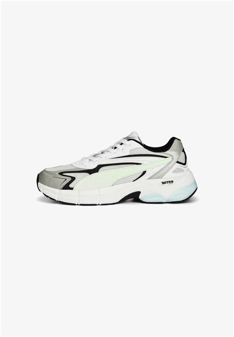 Puma TEVERIS NITRO NOUGHTIES - Trainers - silver-nimbus cloud/grey ...