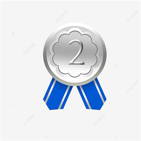 Second Place Medal Clipart Transparent