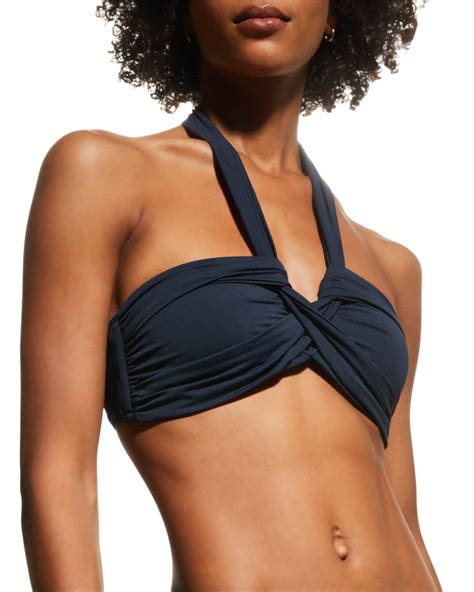 Seafolly Halter Bandeau Bikini Top Neiman Marcus