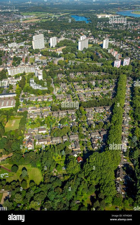 Luftaufnahme Duisburg Homberg Siedlung Rheinpreu En Historische