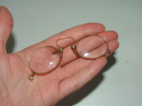 Vintage Pince Nez Pinch Nose Spectacles Glasses Antique Etsy