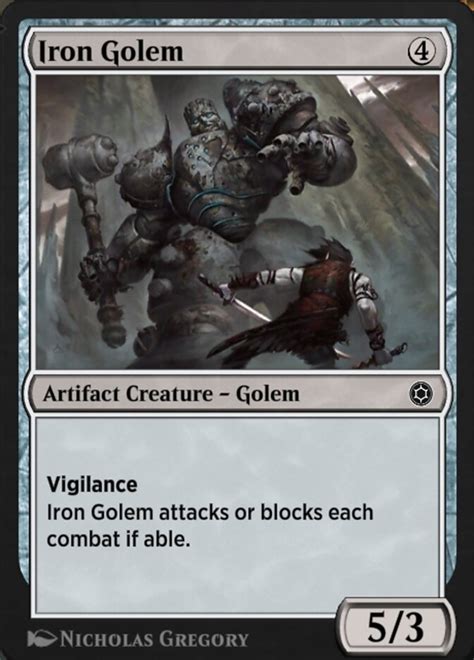 Iron Golem · Adventures In The Forgotten Realms Afr 247 · Scryfall