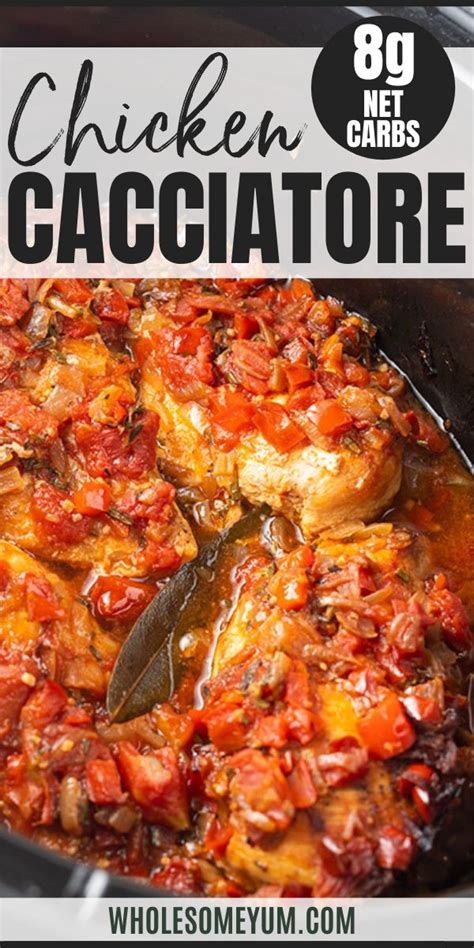 Healthy Slow Cooker Chicken Cacciatore Artofit