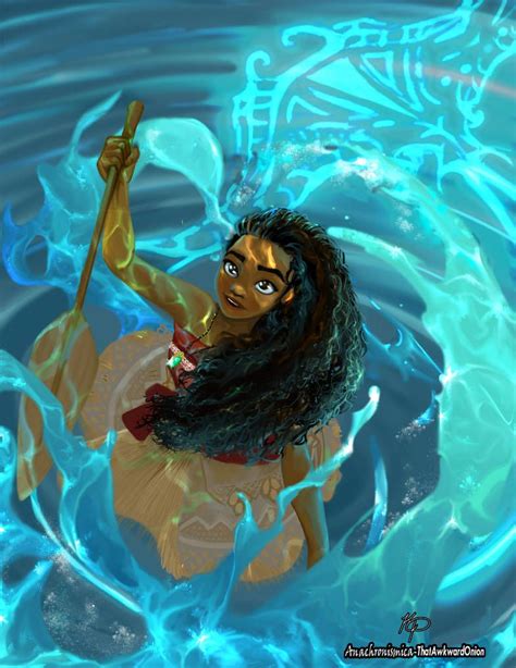 Moana Painting Process Available By T A Oart On Deviantart Disney