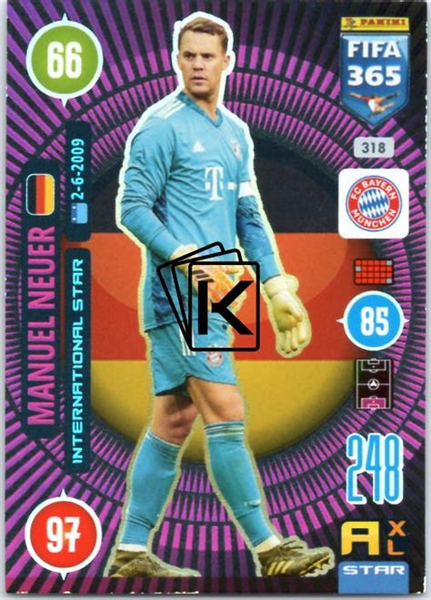 Fotbalová Karta Panini Adrenalyn Xl Fifa 365 2021 International Stars