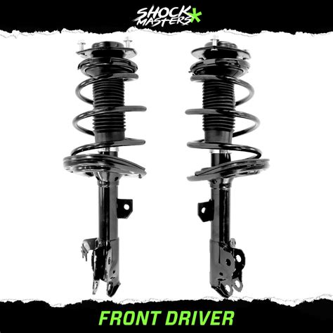 Front Pair Quick Complete Struts And Coil Springs For 2012 2017 Toyota