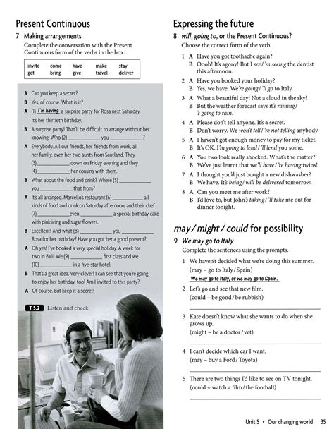 New Headway Intermediate Fourth Edition Test 5