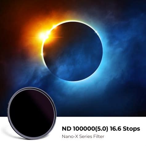 95mm ND100000 Solar Filter K F Concept Lens Filters KentFaith K F