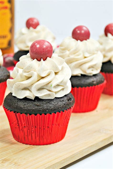 Boozy Fireball Cupcakes With Fireball Buttercream Baking Beauty