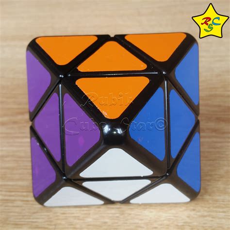 Cubo Rubik Skewb Diamond Octaedro Bi Piramidal Lanlan Negro Rubik