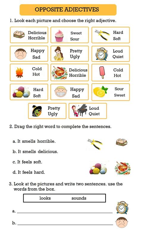 Teaching Activities Adjectives Esl Being Ugly Sentences Quiet