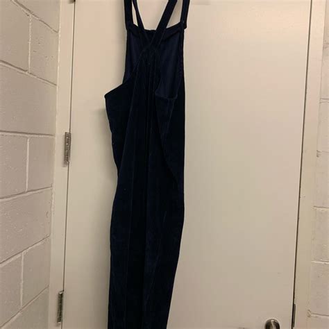 Madewell Texture And Thread Velour Corduroy Overalls Gem