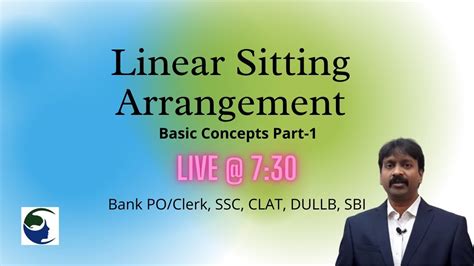 Linear Sitting Arrangement Basic Concepts Part Ssc Clat