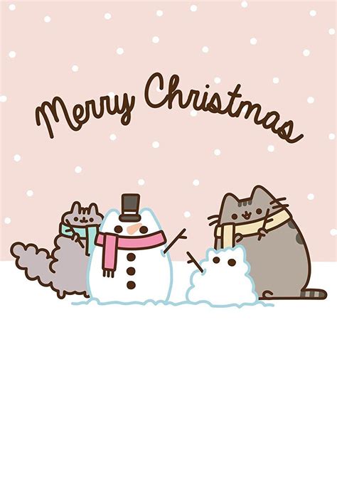 Pusheen Christmas Wallpaper Pusheen Christmas Pusheen Cute Pusheen