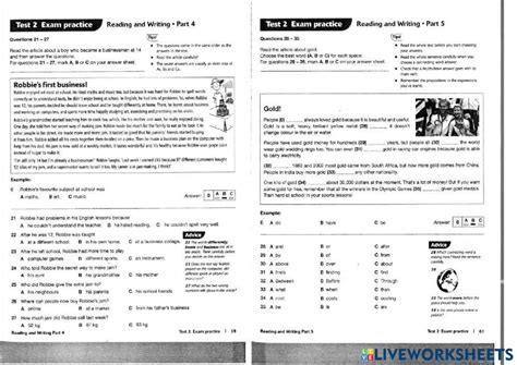 Ket Test 1 1435559 Edurne Live Worksheets