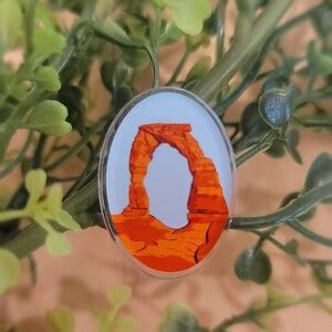 Delicate Arch in Moab, Utah Acrylic Pin - Etsy