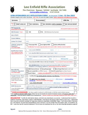 Fillable Online SCC Application Form Fax Email Print PdfFiller