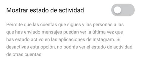 C Mo Ver Y Desactivar La Ltima Hora De Conexi N En Instagram