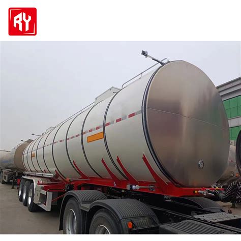 45000 50000 Liter 3 4 Axle Fuel Trailer Oil Tanker Semi Trailer Transporting Water Oil Liquid