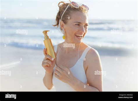 Beautiful Middle Aged Bikini Woman Hi Res Stock Photography And Images