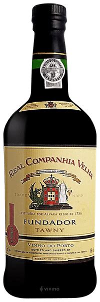 N V Real Companhia Velha Fundador Tawny Porto Vivino Brasil