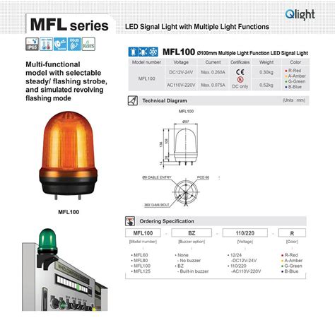 Mfl Mm Multiple Function Led Signal Lights Qlight Thailand