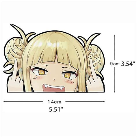 Himiko Toga Peeker Vinyl Sticker My Hero Academia Toga Jdm Decal Car