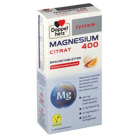 Doppelherz System Magnesium Citrat St Shop Apotheke