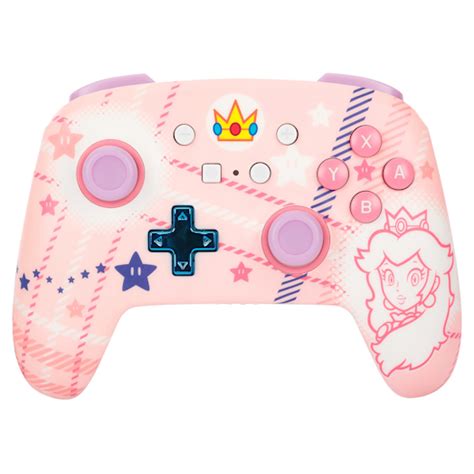 Nintendo Switch Wireless Controller Princess Peach Plaid My Nintendo Store