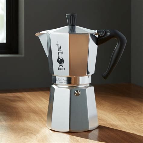 Bialetti ® Moka Aluminum 9 Cup Espresso Maker Crate And Barrel