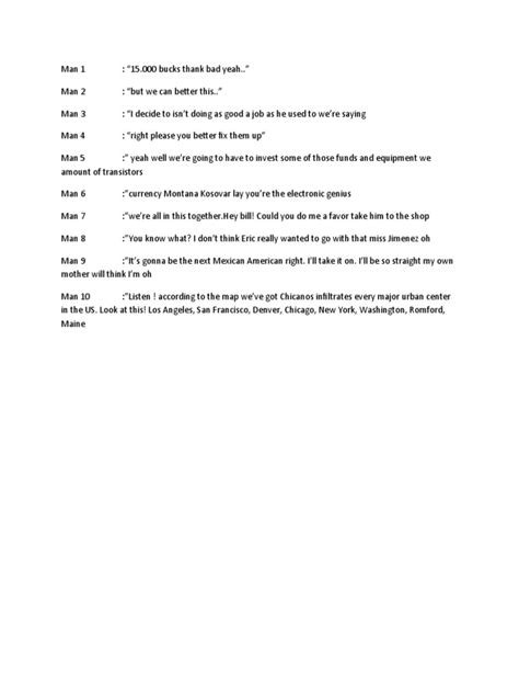 Los Vendidos Play Script