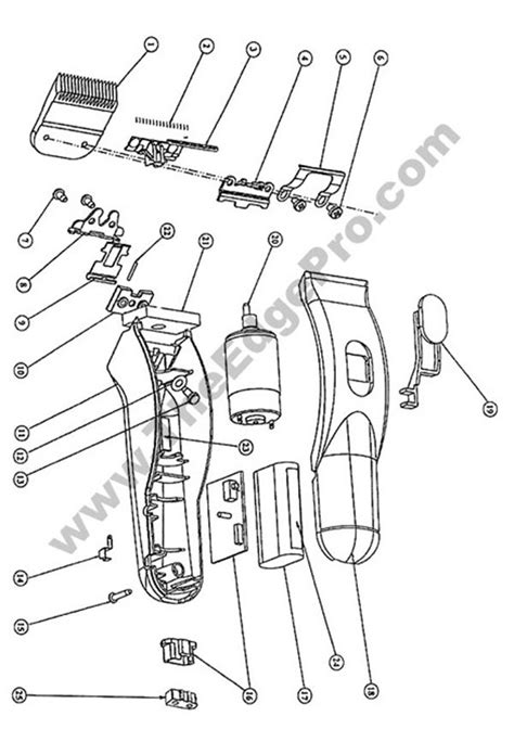 Wahl Clipper Parts Diagram